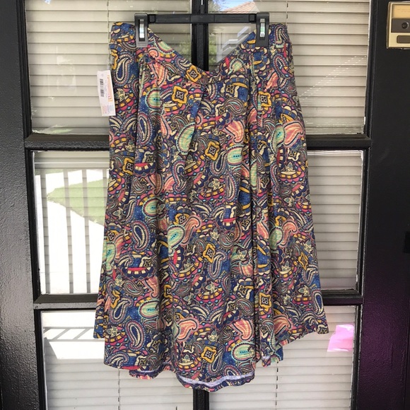 LuLaRoe Madison Floral Print Skirt - Picture 1 of 5